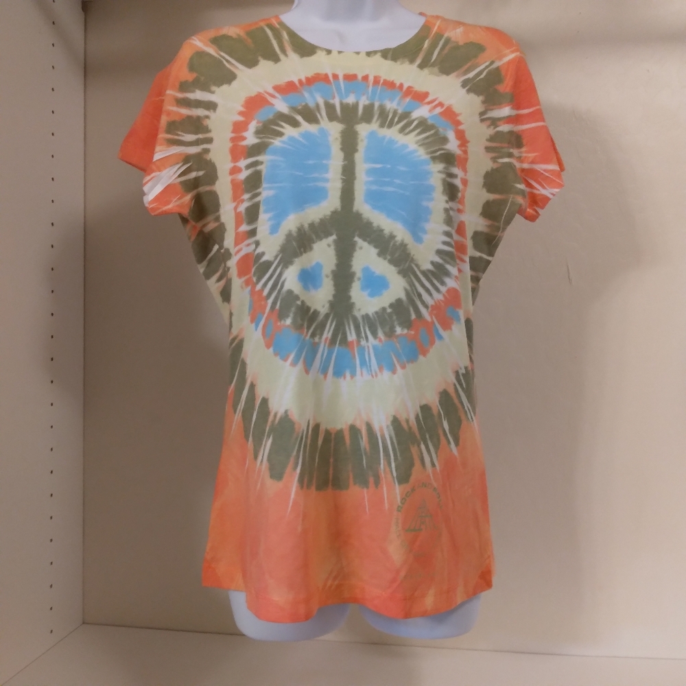 Rock & Roll Peace Tie Dye Tee